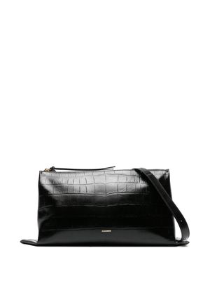 Jil Sander medium Empire leather shoulder bag - Black