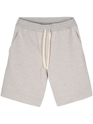 Jil Sander mélange track shorts - Grey
