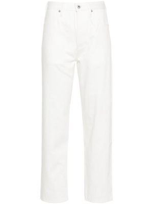 Jil Sander mid-rise straight jeans - White