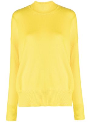 Jil Sander mock-neck cashmere jumper - Yellow