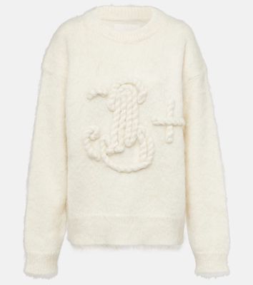 Jil Sander Monogram mohair-blend sweater