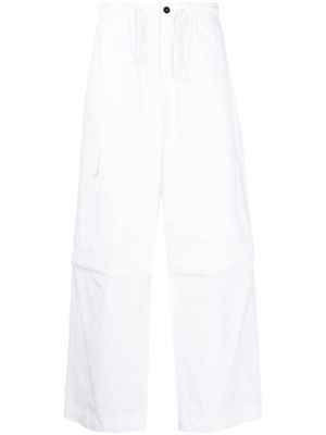 Jil Sander multiple cargo straight trousers - White