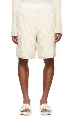 Jil Sander Off-White Cotton Short