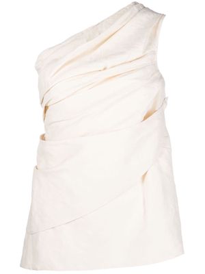 Jil Sander one-shoulder blouse - White