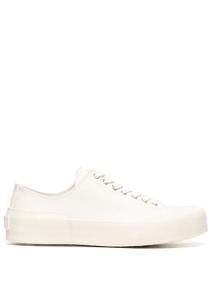 Jil Sander one-tone low-top sneakers - White