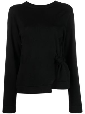 Jil Sander open-back detail knit jumper - Black