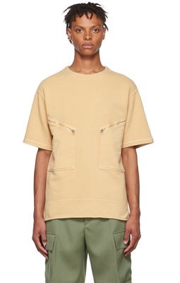Jil Sander Orange Cotton T-Shirt