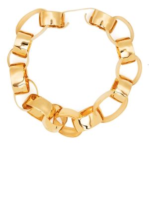 Jil Sander oval-link chain necklace - Gold
