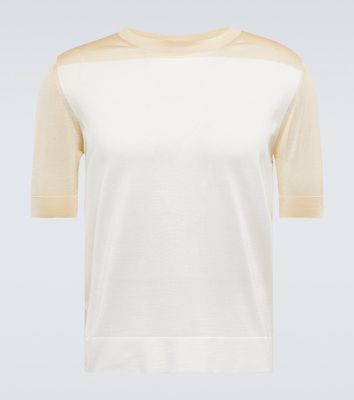 Jil Sander Oversized silk T-shirt