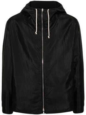 Jil Sander padded hooded jacket - Black