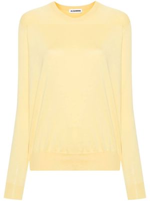 Jil Sander panelled cotton jumper - Yellow