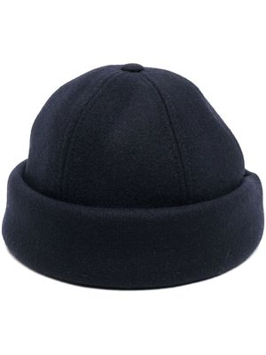 Jil Sander panelled docker cap - Blue