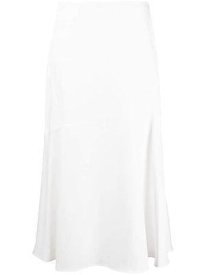 Jil Sander panelled high-waisted midi skirt - White