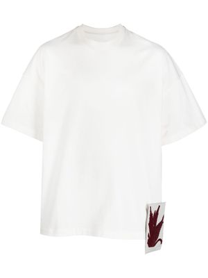 Jil Sander patch-detail cotton T-shirt - White