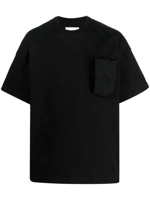 Jil Sander patch-pocket cotton T-shirt - Black