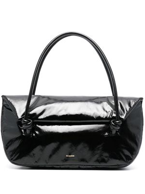 Jil Sander patent leather tote bag - Black