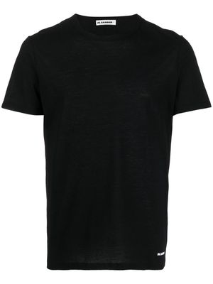 Jil Sander plain cotton T-shirt - Black