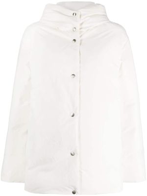 Jil Sander plain down-feather puffer jacket - White