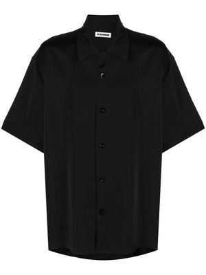 Jil Sander plain short-sleeve shirt - Black