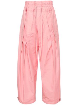 Jil Sander pleat-detail wide-leg trousers - Pink
