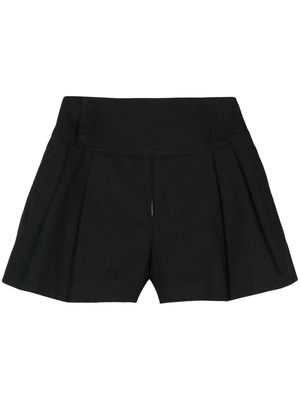 Jil Sander pleated cotton shorts - Black