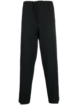 Jil Sander pleated straight-leg trousers - Black