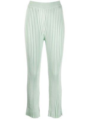 Jil Sander pleated straight trousers - Green