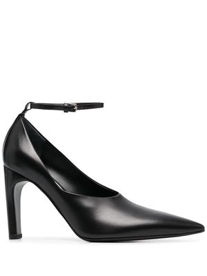 Jil Sander point-toe leather pumps - Black