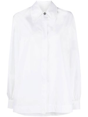 Jil Sander pointed-collar long-sleeve shirt - White