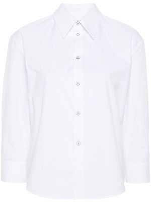 Jil Sander pointed-collar poplin shirt - White