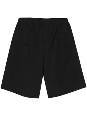 Jil Sander poplin cotton bermuda shorts - Black