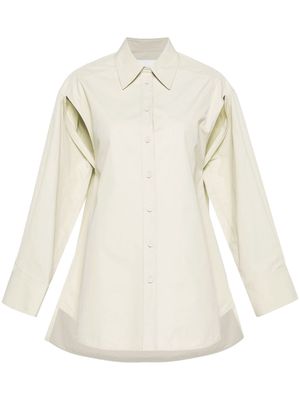 Jil Sander poplin cotton shirt - Green