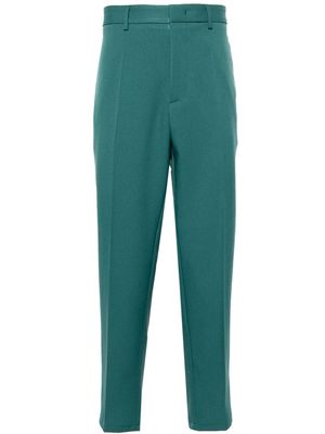 Jil Sander pressed-crease straight trousers - Green