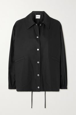 Jil Sander - Printed Cotton-poplin Jacket - Black