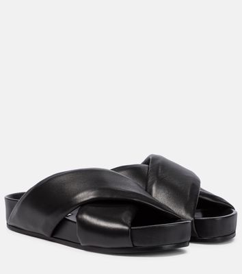Jil Sander Quilted leather sandals