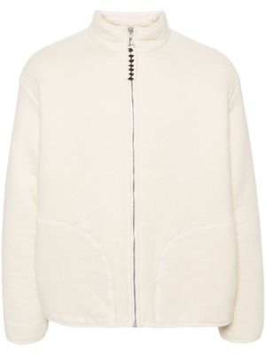 Jil Sander reversible shearling cotton jacket - Neutrals