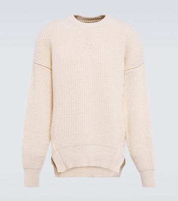 Jil Sander Ribbed-knit cotton and wool sweater