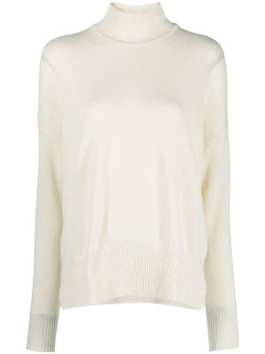 Jil Sander roll-neck knit jumper - White