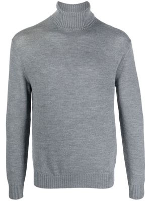 Jil Sander roll neck knitted sweater - Grey