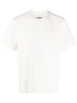 Jil Sander round-neck knitted T-shirt - White