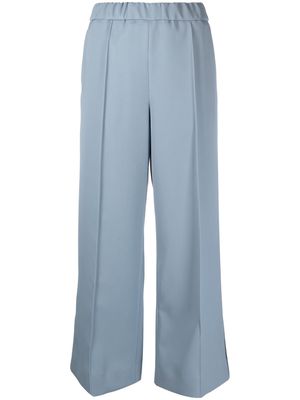 Jil Sander seam-detail wool trousers - Blue