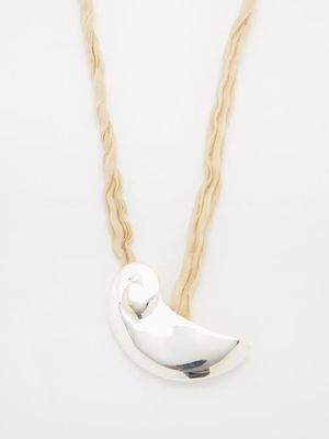 Jil Sander - Shell Pendant Necklace - Womens - Silver