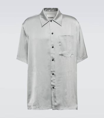 Jil Sander Shirt 36 satin bowling shirt