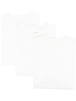 JIL SANDER short-sleeve 3-pack T-shirts - White