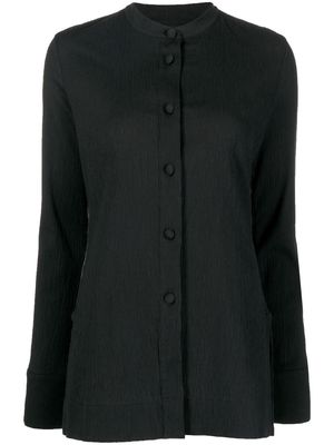 Jil Sander single-breasted button-up jacket - Black
