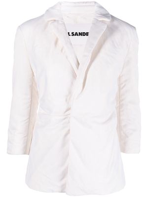 Jil Sander single-breasted jacket - White