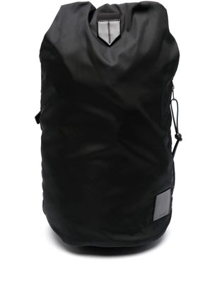 Jil Sander single-strap logo-patch backpack - Black