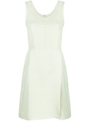 Jil Sander sleeveless A-line minidress - Green