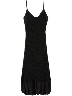 Jil Sander sleeveless knitted midi dress - Black