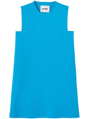 Jil Sander sleeveless shift dress - Blue